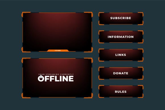 Download Broadcast Overlay Frame Design Vector - Frame design Collection