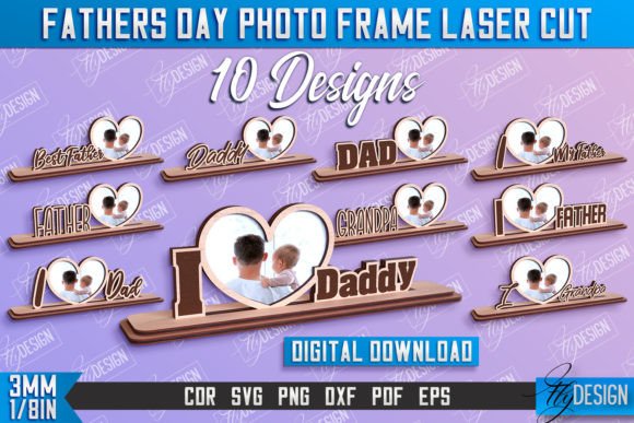 Download Father’s Day Photo Frame Design Bundle - Frame design Collection