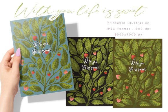 Download Life is Sweet Greeting Card Printable - Greeting Collection