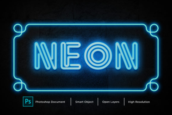Download Neon Text Effect Layer Style - Neon text effect Collection