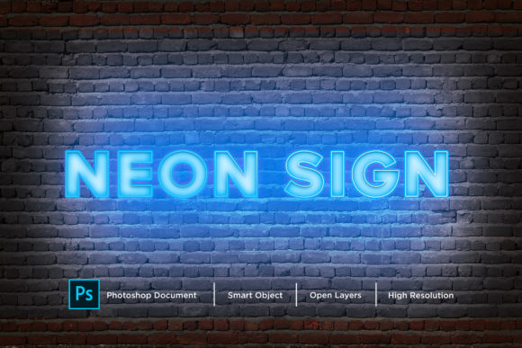 Download Neon Text Effect Layer Style - Neon text effect Collection