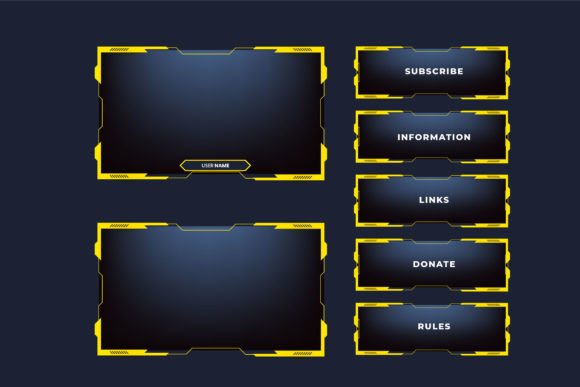 Download Screen Interface Frame Design Vector - Frame design Collection