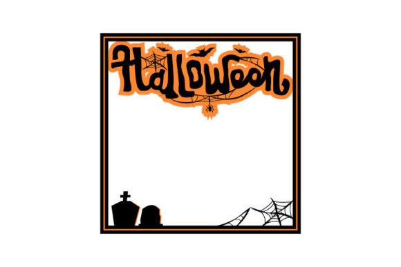 Download Creepy Halloween Square Frame Design - Premium Resources