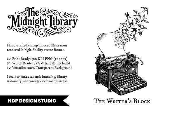 Download Vintage Typewriter Dark Academia SVG - Dark academia Collection