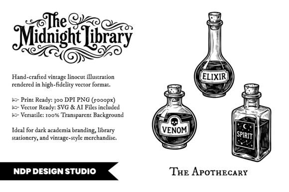 Download Vintage Apothecary Dark Academia SVG - Dark academia Collection