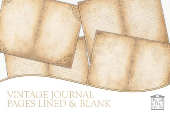 Download Blank and Lined Junk Journal Backgrounds - Backgrounds Collection