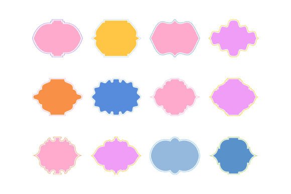 Download Islamic Frame Design Set 12-16 - Frame design Collection