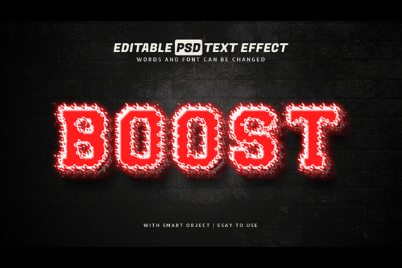 Download Red Light Neon Text Effect Editable - Neon text effect Collection